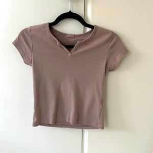 Pale purple tee